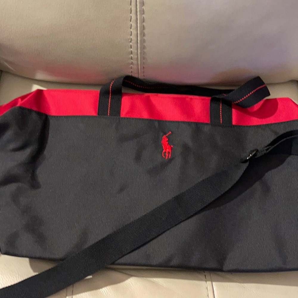 NWOT - Ralph Lauren POLO Large Red Duffle Bag